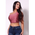 Sleeveless One Shoulder Bustier Crop Top