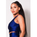 Sleeveless One Shoulder Bustier Crop Top