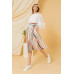 A Woven Midi Skirt