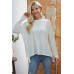 Criss Cross Open Back Longsleeve Top