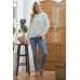 Criss Cross Open Back Longsleeve Top