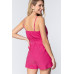 Cami Strp Belted Romper