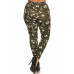 Skulls And Bones Graphic Printed Knit Legging With Elastic Waist Detail. High Waist Fit.