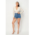 Fishnet Sheer Mesh Back Deep V Neck Bodysuit