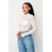 Sexy Mesh Mock Neck Top