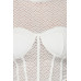 Sexy Mesh Mock Neck Top