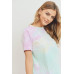 Tie Dyed Round Neck Short Sleeve Tee