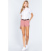 Twill Belted Short Pants