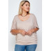 Solid Knit Top, With A Flowy Silhouette