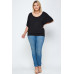 Solid Knit Top, With A Flowy Silhouette