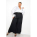 Satin Long Sleeve Tie Waist Wrap Top