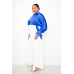 Satin Long Sleeve Tie Waist Wrap Top