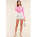 Plain Tight Fit Long Sleeve Round Neck Bodysuit