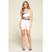 Two Piece Top And Biker Shorts Set