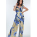 Ruffle Sleeve Surplice Jumpsuit