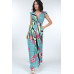 Ruffle Sleeve Surplice Jumpsuit