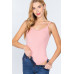 Heavy Rib Cami W/lace Bodysuit