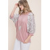 Solid French Terry Fashion Top