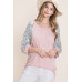 Solid French Terry Fashion Top