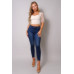Polka Dot Mesh Puff Sleeve Contrast Fashion Top