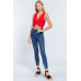 Sleeveless V-neck Twist Knot Knit Top