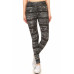 Yoga Style Banded Lined Multicolor Print, Full Length Leggings In A Slim Fitting Style With A Banded High Waist