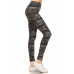 Yoga Style Banded Lined Multicolor Print, Full Length Leggings In A Slim Fitting Style With A Banded High Waist