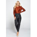Metallic Padded Shoulder Bodysuit