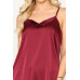 Velvet Mixed Adjustable Strap Round Hem Camisole