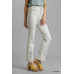 Panel Straight Cut Denim Jeans With Pockets