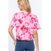 Tie-dye Cotton Jersey Crop Top