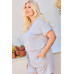 V Neck Short Raglan Sleeve Waist Elastic Band Side Pocket Solid French Terry Romper