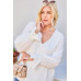 V Neck Tier Ruffle Sleeve Top