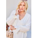 V Neck Tier Ruffle Sleeve Top