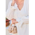 V Neck Tier Ruffle Sleeve Top