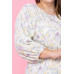 Abstract Printed Mini Swing Woven Dress