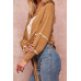 A Textured Knit Cardigan Sweater