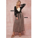 A Textured Knit Cardigan Sweater