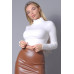 Long Sleeve Purl Edge Layer Top