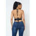 Satin Wrap Around Top