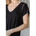 Short Sleeve V Neck Top