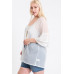 Ruffle Sleeve Open Cardigan