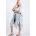 Zebra Print Short Sleeve Maxi Kimono
