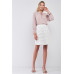 Snow-whine Striped High-waisted See-through Sheer Mesh Strips Cut-ins A-line Mini Skirt