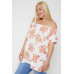 Floral Print Off The Shoulder Top