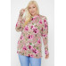 Flattering Cutout Details Floral Print Top