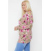 Flattering Cutout Details Floral Print Top