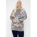 Flattering Cutout Details Floral Print Top