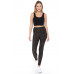 Yoga Style Banded Lined Multi Printed Knit Legging With High Waist