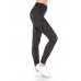 Yoga Style Banded Lined Multi Printed Knit Legging With High Waist